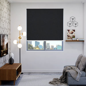 Roller Blinds Bond Blockout Charcoal - 1757581818