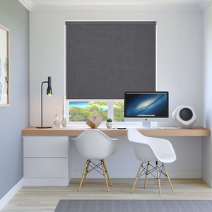 Roller Blinds Castle Blockout Chrome - 1764145984