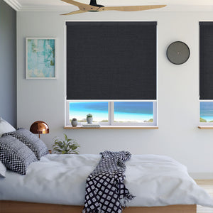 Roller Blinds Castle Blockout Raven - 1785488748