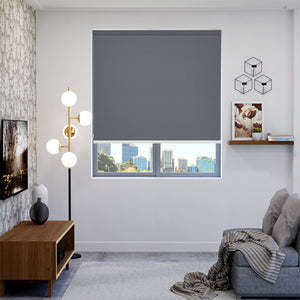 Roller Blinds St Clair Dimout Metal Grey - 1753421899