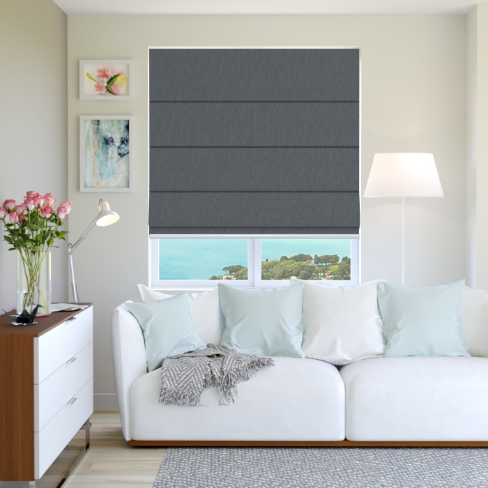 Madrid Blockout Baltic Roman Blinds – ABC Blinds Online