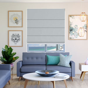 Roman Blinds Madrid Blockout Mineral - 1791679519