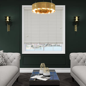 Timber-look Nova Blinds 50mm Nova Antique White - 1785637980