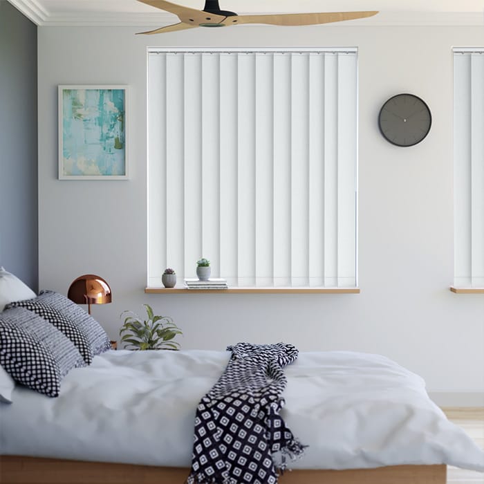 Elite Blockout Dove Vertical Blinds – ABC Blinds Online