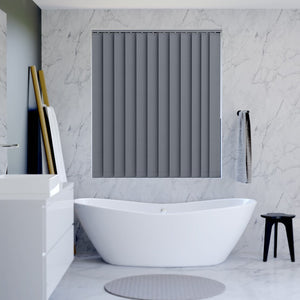 Vertical Blinds St Clair Dimout Metal Grey - 1753421503